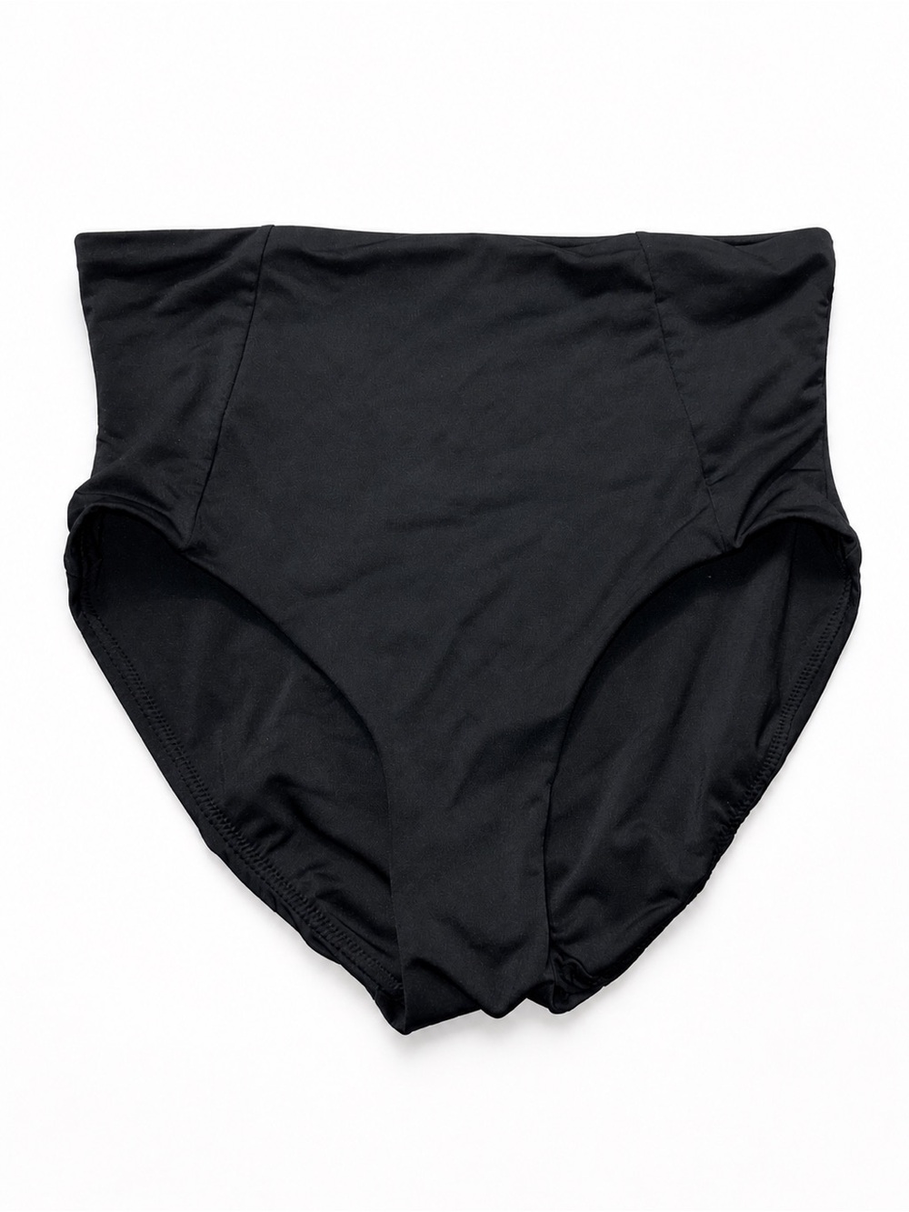 SPANX Black High Waisted Bikini Bottom Small Tummy Control Swim